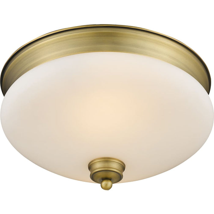 Amon Heritage Brass Flushmount | theLightShop
