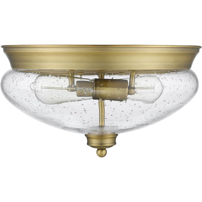 Amon Heritage Brass Flushmount | theLightShop