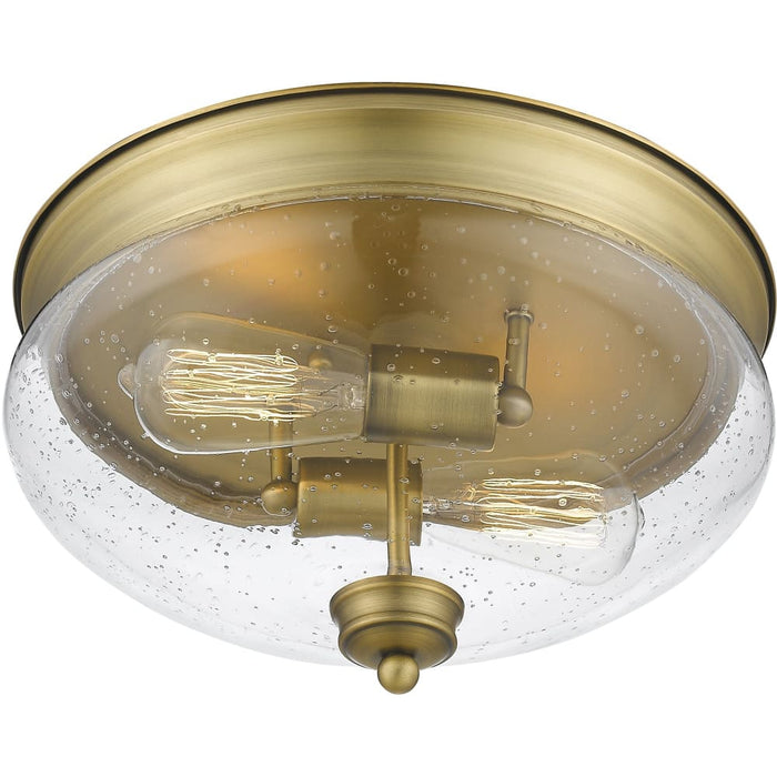 Amon Heritage Brass Flushmount | theLightShop