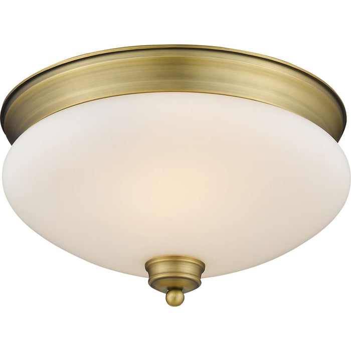Amon Heritage Brass Flushmount | theLightShop