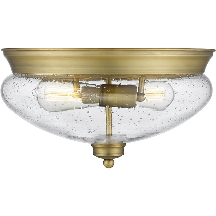 Amon Heritage Brass Flushmount | theLightShop