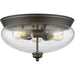 Amon Olde Bronze Flushmount | theLightShop