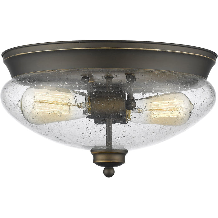 Amon Olde Bronze Flushmount | theLightShop