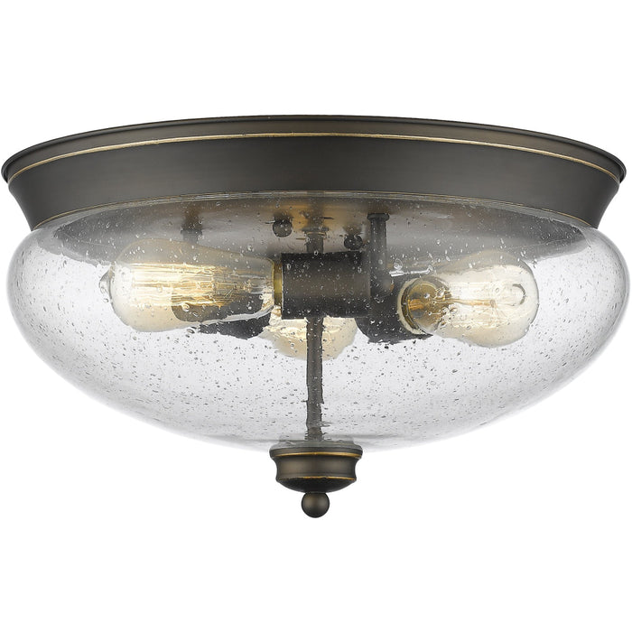 Amon Olde Bronze Flushmount | theLightShop