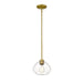 Amon Satin Gold Mini-Pendant | theLightShop