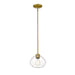 Amon Satin Gold Mini-Pendant | theLightShop