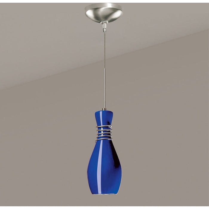 Amphora Cobalt Blue Halogen Mini Pendant - Mini-Pendants