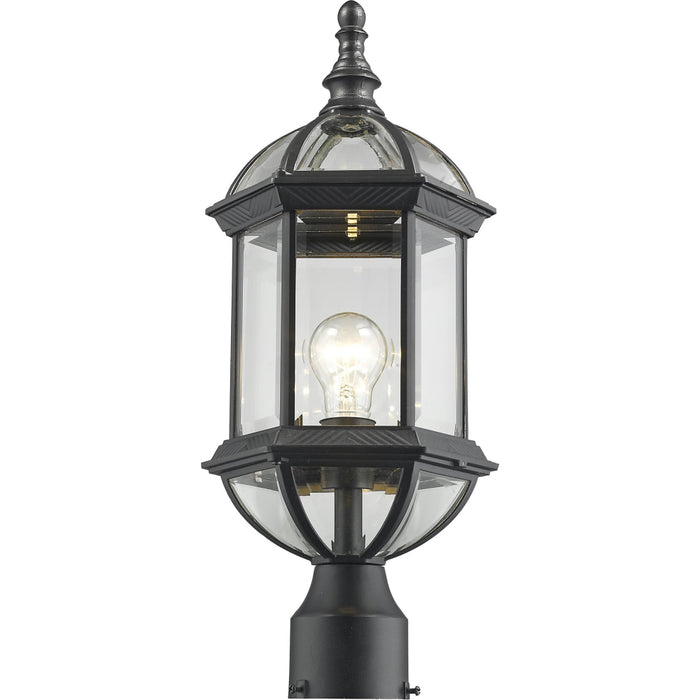 Annex Black Outdoor Post Mount Fixture | theLightShop
