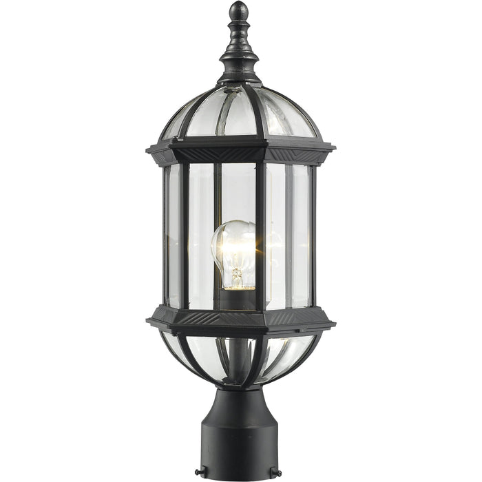 Annex Black Outdoor Post Mount Fixture - Outdoor Post Mount Fixtures