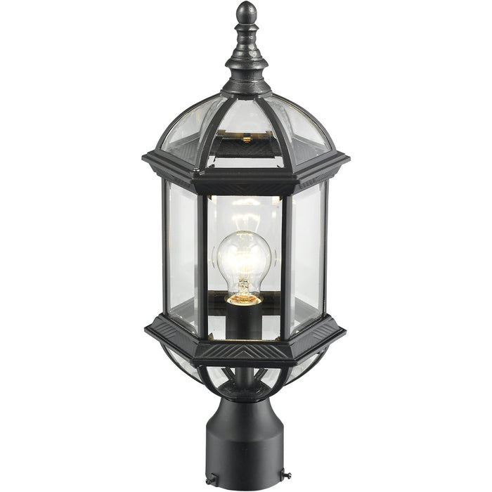 Annex Black Outdoor Post Mount Fixture - Outdoor Post Mount Fixtures