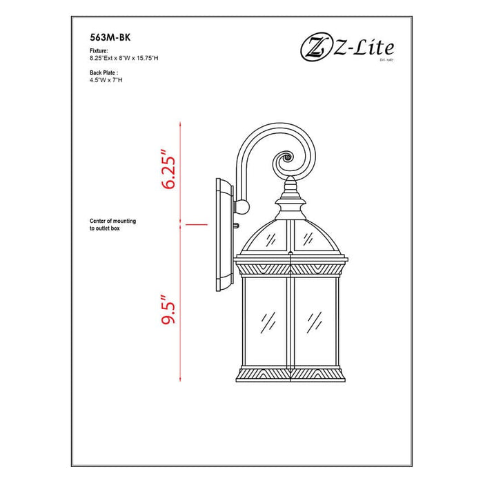 Annex Black Outdoor Wall Sconce - Outdoor Wall Sconces