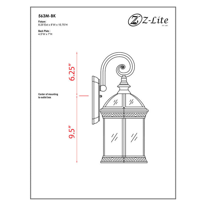 Annex Black Outdoor Wall Sconce - Outdoor Wall Sconces