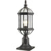 Annex Rust Outdoor Pier Mounted Fixture | theLightShop