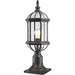 Annex Rust Outdoor Pier Mounted Fixture | theLightShop