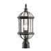 Annex Rust Outdoor Post Mount Fixture - Outdoor Post Mount Fixtures