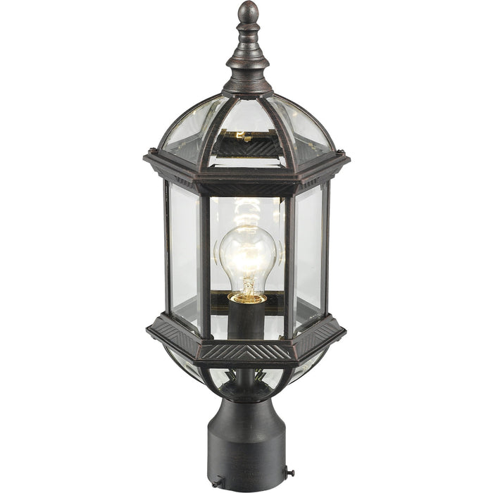 Annex Rust Outdoor Post Mount Fixture - Outdoor Post Mount Fixtures