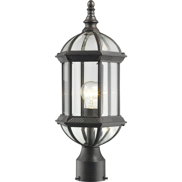 Annex Rust Outdoor Post Mount Fixture - Outdoor Post Mount Fixtures