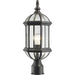 Annex Rust Outdoor Post Mount Fixture - Outdoor Post Mount Fixtures
