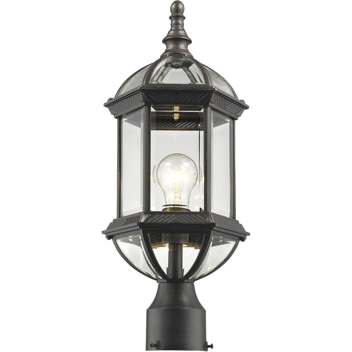 Annex Rust Outdoor Post Mount Fixture | theLightShop