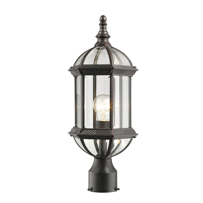 Annex Rust Outdoor Post Mount Fixture - Outdoor Post Mount Fixtures
