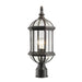 Annex Rust Outdoor Post Mount Fixture - Outdoor Post Mount Fixtures