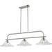 Annora Brushed Nickel Island Billiard Pendant | theLightShop