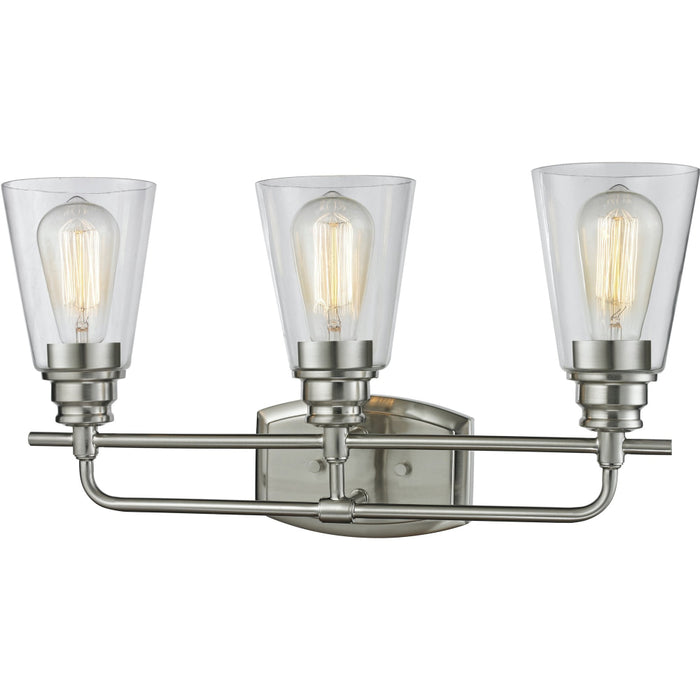 Annora Brushed Nickel Vanity | theLightShop