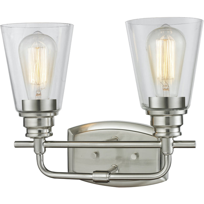 Annora Brushed Nickel Vanity | theLightShop
