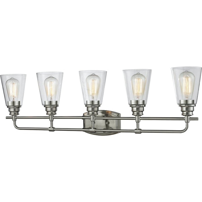 Annora Brushed Nickel Vanity | theLightShop