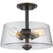 Annora Olde Bronze Semi-Flushmount | theLightShop
