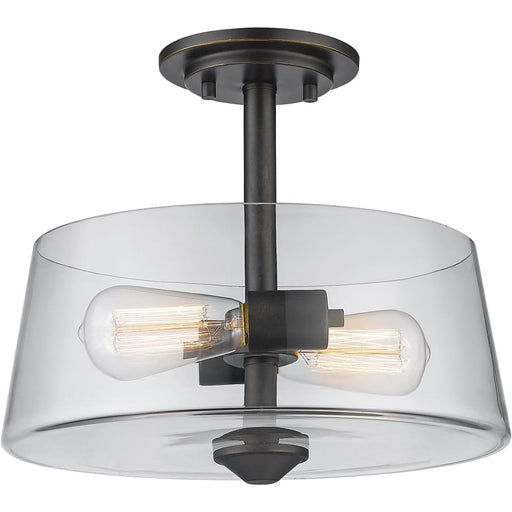 Annora Olde Bronze Semi-Flushmount | theLightShop