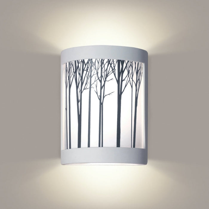 Ansel Satin White LED Wall Sconce - Wall Sconce