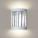 Ansel Satin White LED Wall Sconce - Wall Sconce