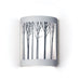 Ansel Satin White LED Wall Sconce - Wall Sconce