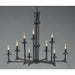 Anvil Natural Iron Chandelier - Chandeliers