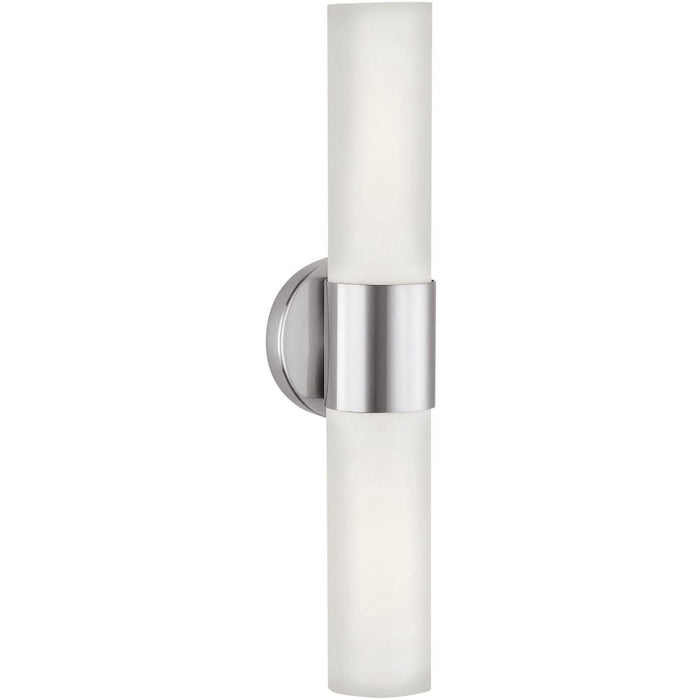 Aqueous Brushed Steel LED Wall Sconce - Wall Sconce