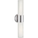 Aqueous Brushed Steel LED Wall Sconce - Wall Sconce