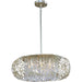 Arabesque Golden Silver Single Pendant - Pendants
