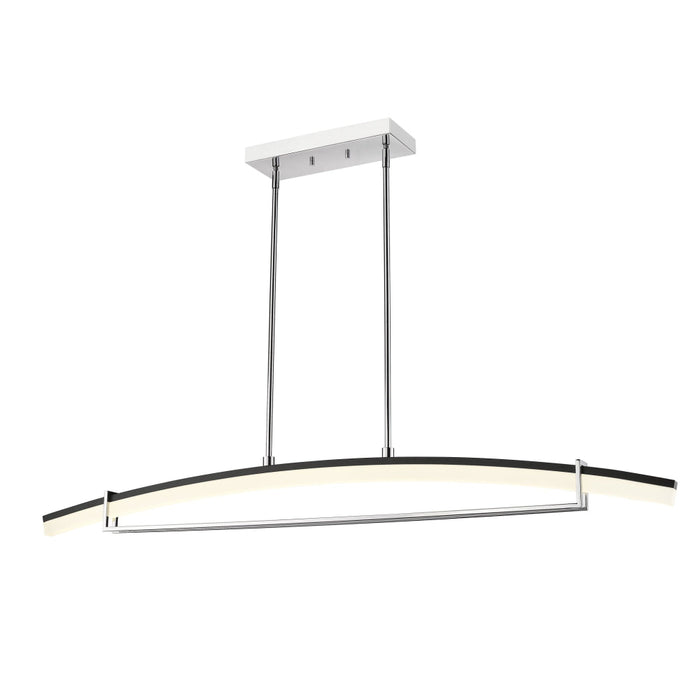 Arc Chrome LED Chandelier 620-56-CH-LED | theLightShop
