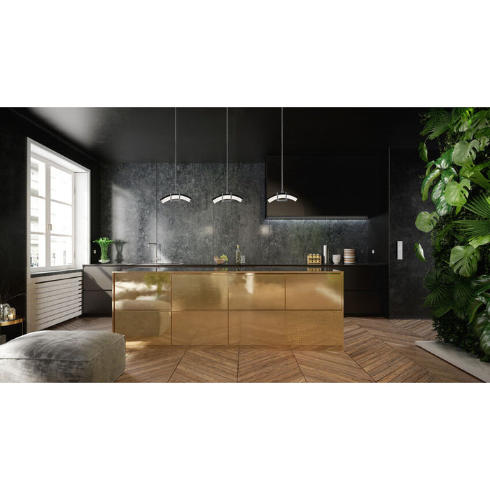 Arc Chrome LED Island Billiard | theLightShop