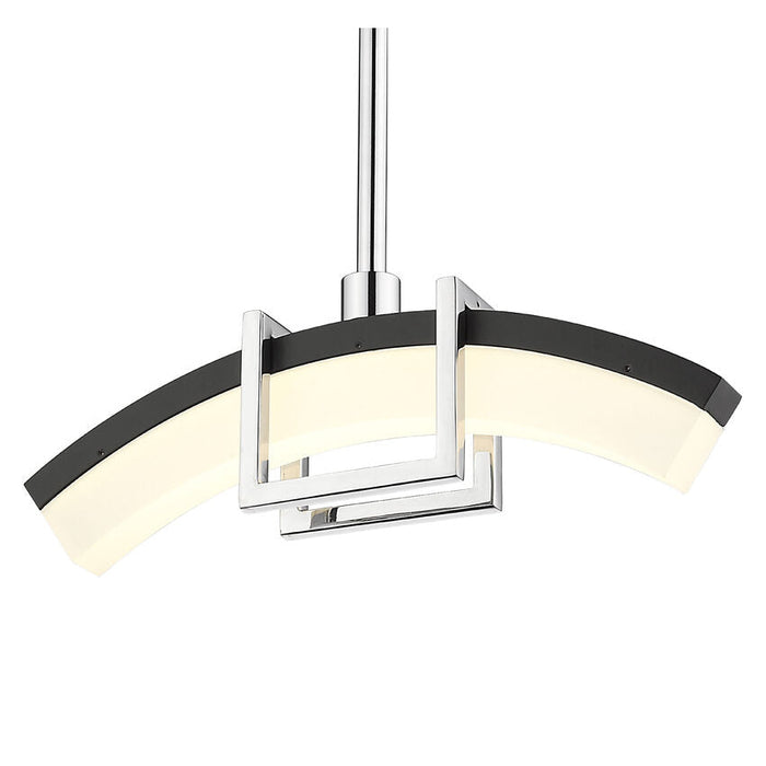 Arc Chrome LED Island Billiard | theLightShop