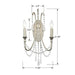 Arcadia 2 Light Antique Silver Wall Mount - Wall Sconces