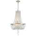 Arcadia 4 Light Antique Silver Chandelier - Chandeliers