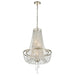Arcadia 4 Light Antique Silver Chandelier - Chandeliers