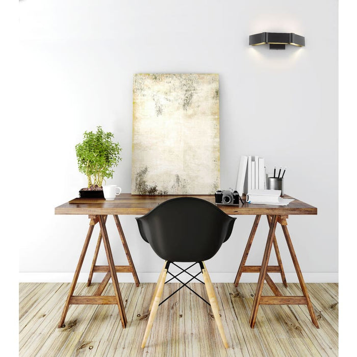 Arcano Matte Black LED Wall Sconce | theLightShop