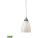 Arco Baleno Satin Nickel LED Mini Pendant - Mini-Pendants