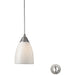 Arco Baleno Satin Nickel Mini Pendant - Mini-Pendants