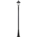 Armstrong Black Outdoor Post Mounted Fixture | theLightShop