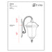 Armstrong Black Outdoor Wall Sconce - Outdoor Wall Sconces