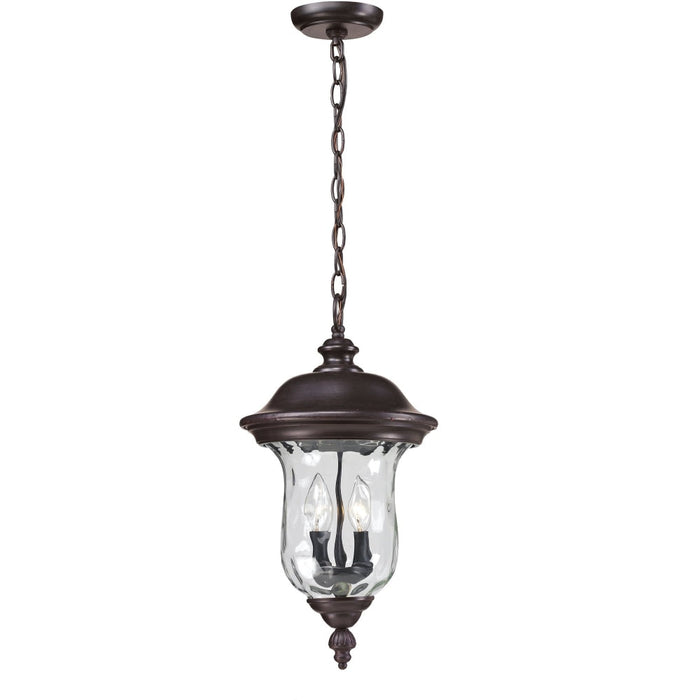 Armstrong Bronze Outdoor Chain Mount Ceiling Fixture - Outdoor Chain Mount Ceiling Fixture